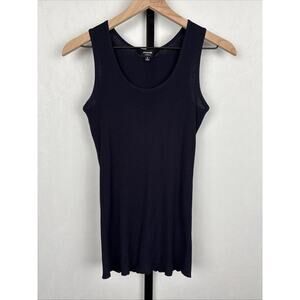 Misook Collection Sleeveless Knit Shell Women's Small Navy Workwear Minimalist